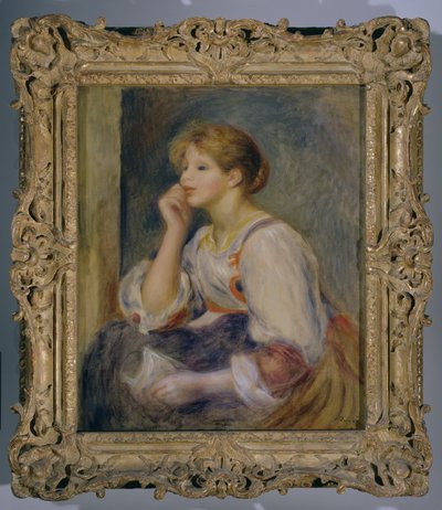 Woman with a letter by Pierre Auguste Renoir